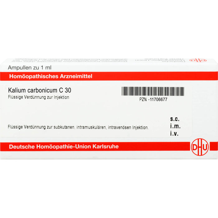 Kalium carbonicum C30 DHU Ampullen, 8 St. Ampullen