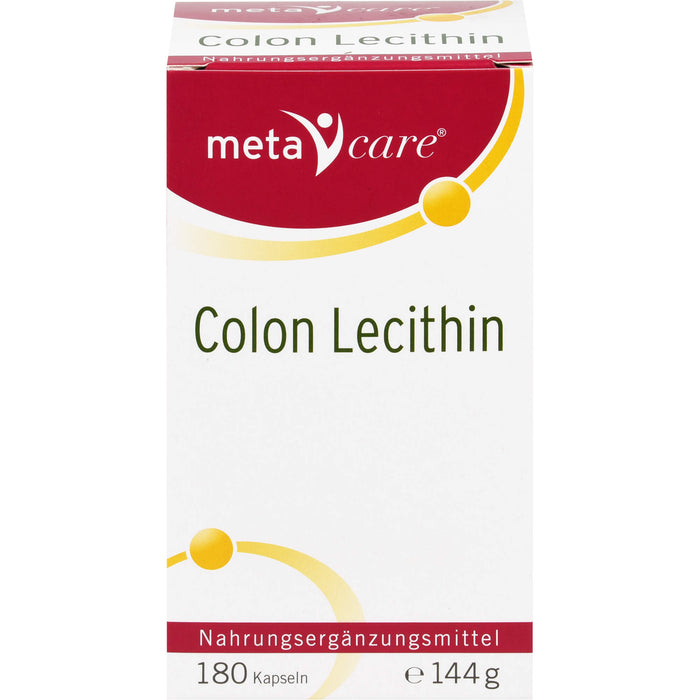 metacare Colon Lecithin Kapseln, 180 pcs. Capsules