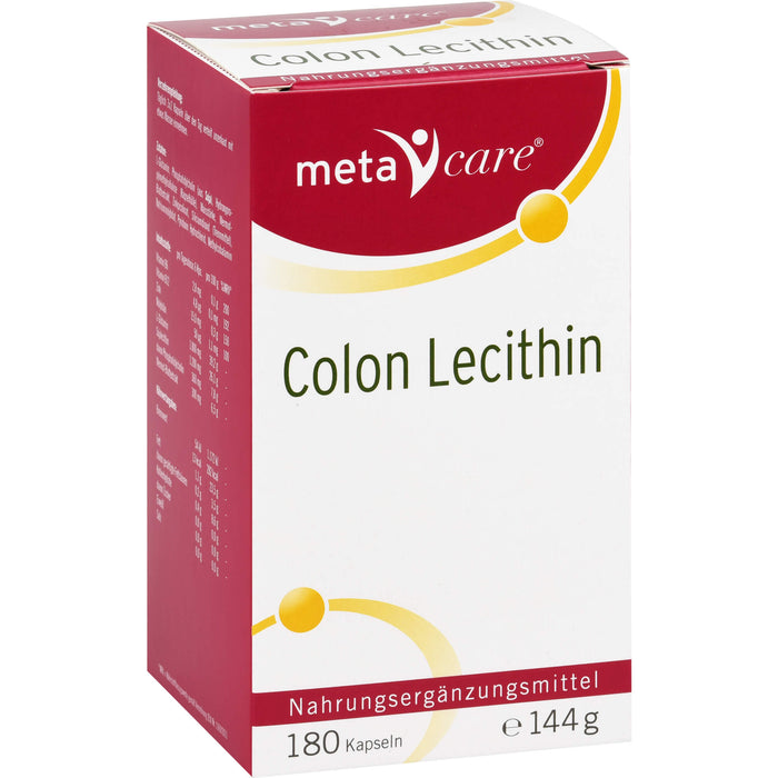 metacare Colon Lecithin Kapseln, 180 St. Kapseln