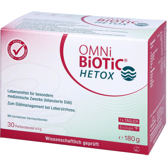 OMNi-BiOTiC Hetox Pulver bei Leberzirrhose, 30 pc Sachets