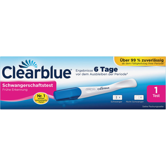 Clearblue Schwangerschaftstest zur frühen Erkennung, 1 St. Test