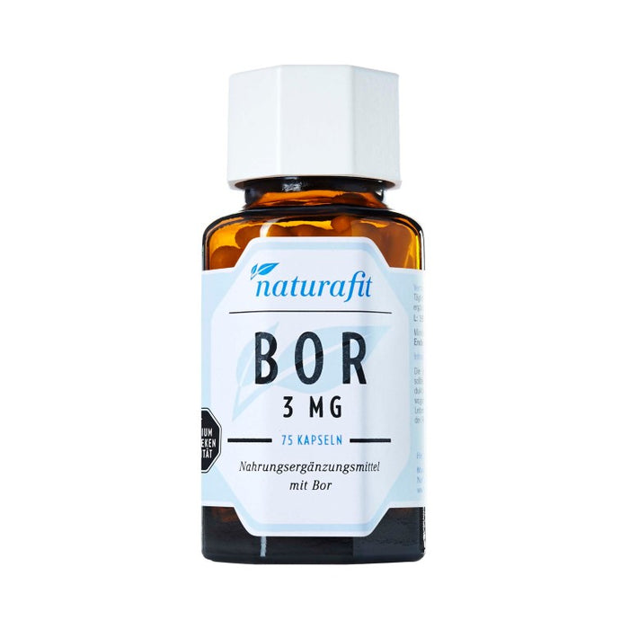 naturafit Bor 3 mg Kapseln, 75 St. Kapseln