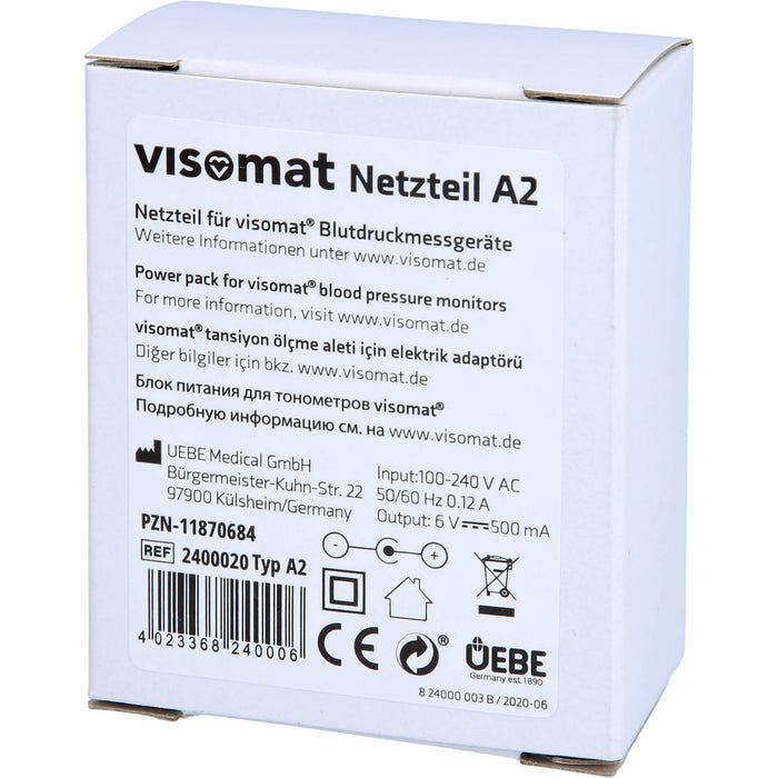 Netzteil für visomat Blutzuckermessgeräte, 1 pc Accessoire