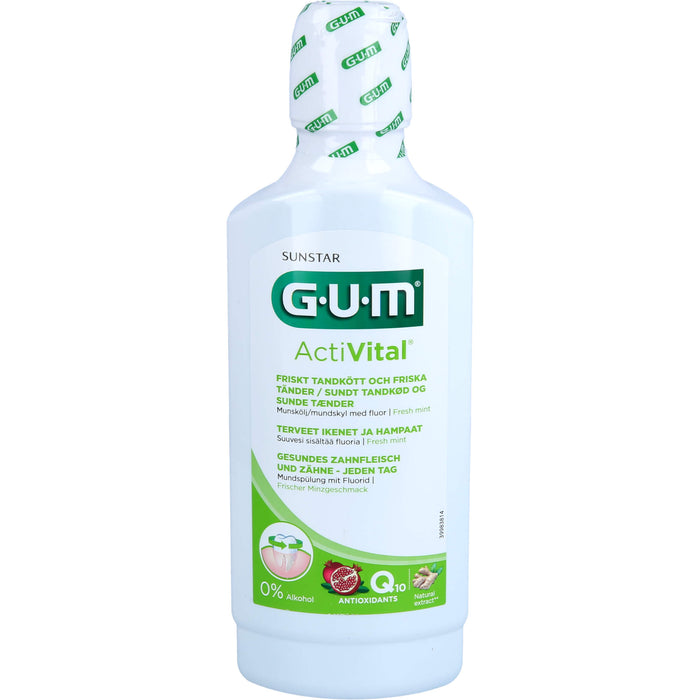 GUM ActiVital Mundspülung, 500 ml Solution