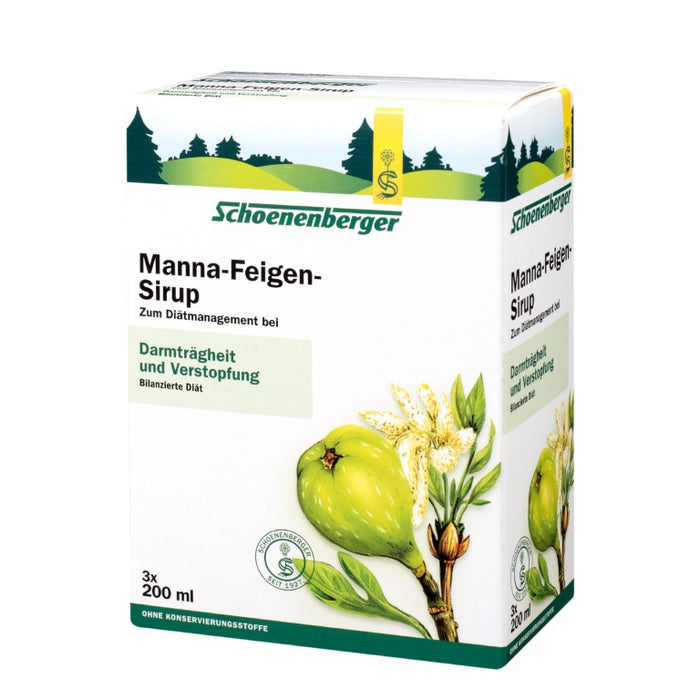 Schoenenberger Manna-Feigen-Sirup Darmträgheit und Verstopfung, 600 ml Lösung