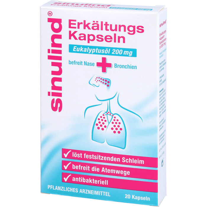 sinulind Erkältungs Kapseln, 20 pc Capsules