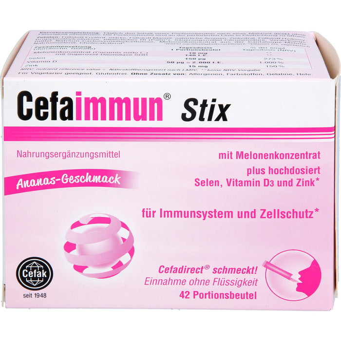 Cefaimmun Stix, 42 St GRA