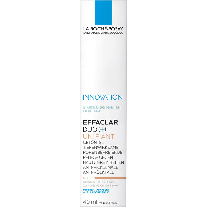 LA ROCHE-POSAY Innovation Effaclar Duo(+) Getönte Pflege, 40 ml Crème