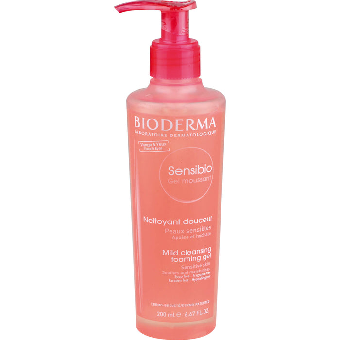 BIODERMA Sensibio Gel Moussant Reinigungsgel, 200 ml Gel