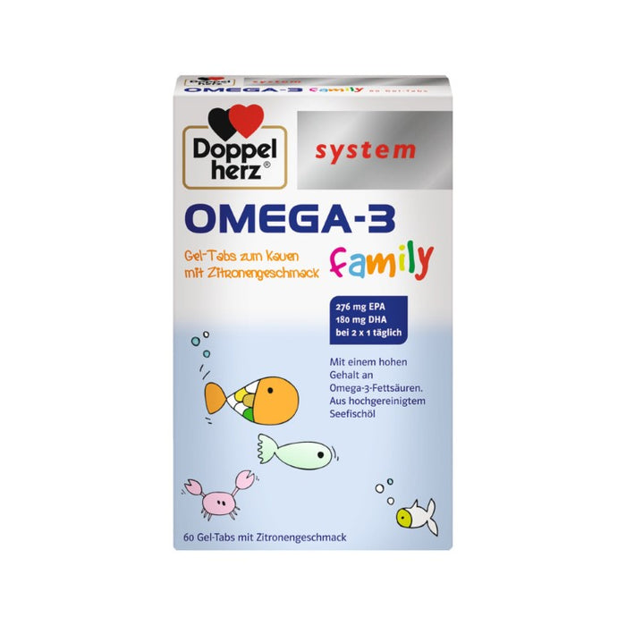 Doppelherz system OMEGA-3 family, 60 St. Tabletten