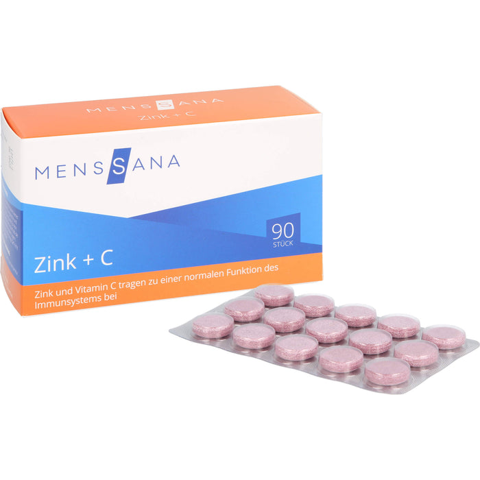 MensSana Zink + C Lutschtabletten, 90 pcs. Tablets