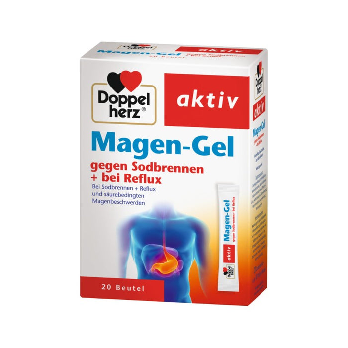 Doppelherz Magen-Gel gegen Sodbrennen + bei Reflux, 20 pcs. Gel