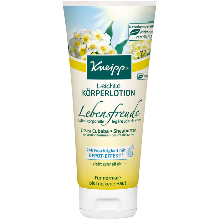 Kneipp Leichte Körperlotion Lebensfreude, 200 ml Lotion