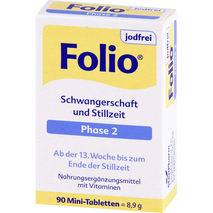 Folio jodfrei Phase 2 Mini-Tabletten, 90 pc Tablettes