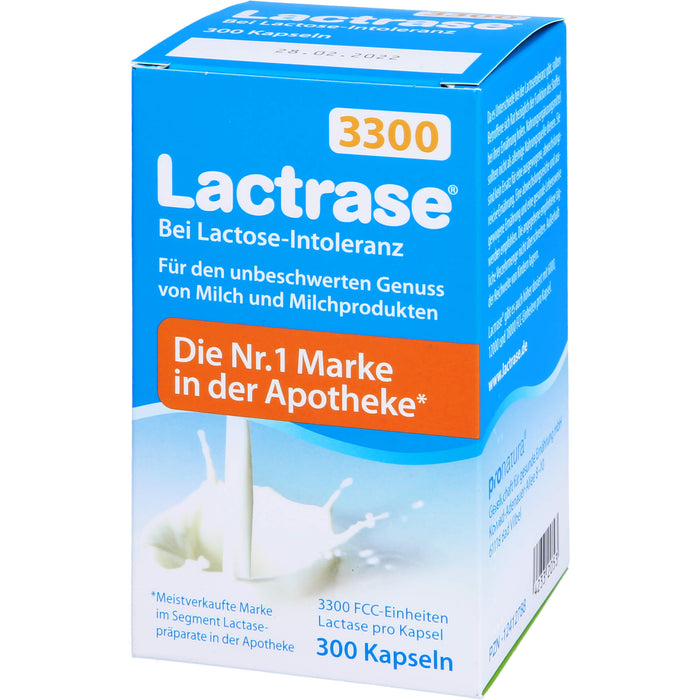 Lactrase 3300 FCC Kapseln, 300 St. Kapseln