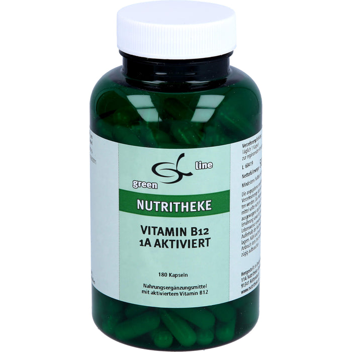 Green Line Vitamin B12 1A aktiviert Kapseln, 180 St. Kapseln