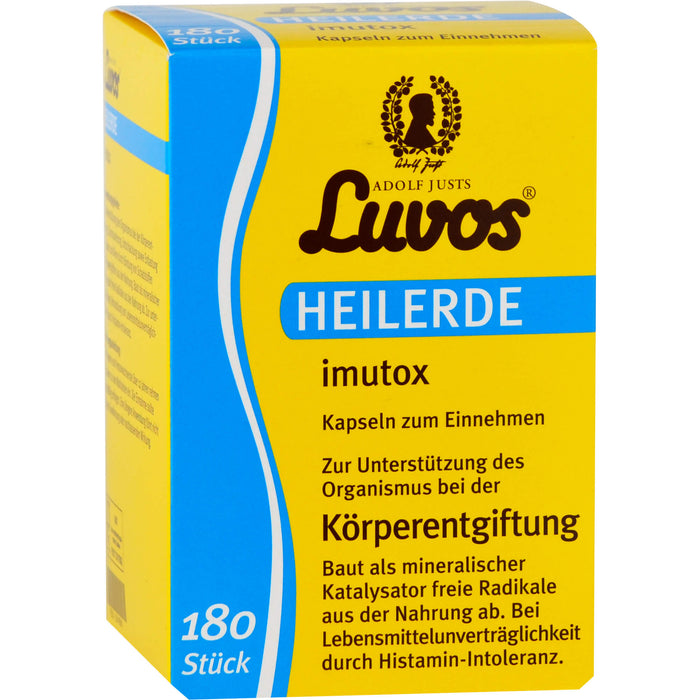 Luvos Heilerde imutox Kapseln Körperentgiftung, 180 St. Kapseln