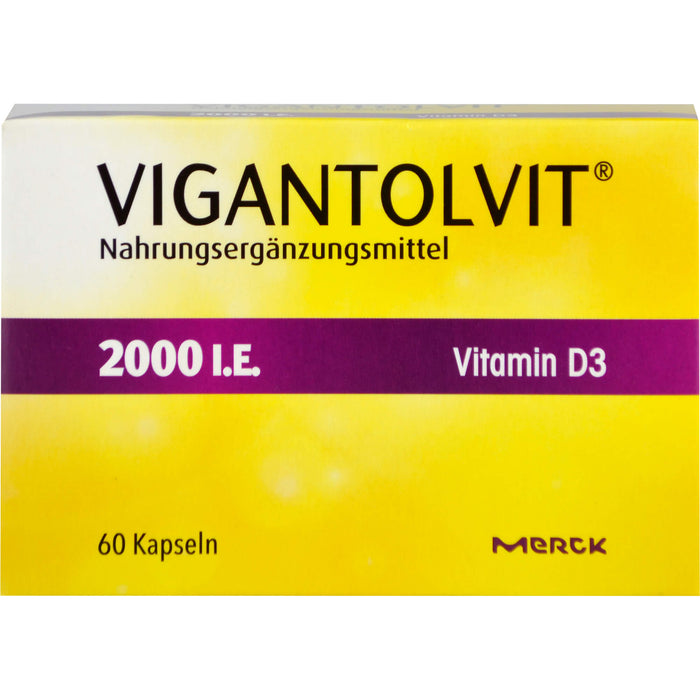 VIGANTOLVIT Vitamin D3 2000 I.E. Kapseln, 60 St. Kapseln