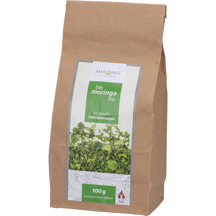 AMAZONAS bio Moringa Tee für geballte Lebensenergie, 100 g Tea