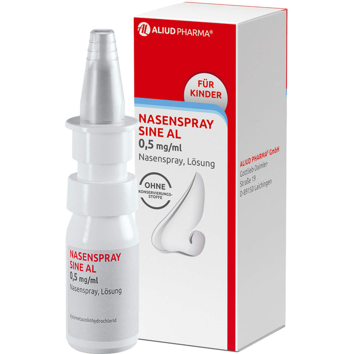 Nasenspray Sine AL 0,5 mg/ml für Kinder, 10 ml Solution