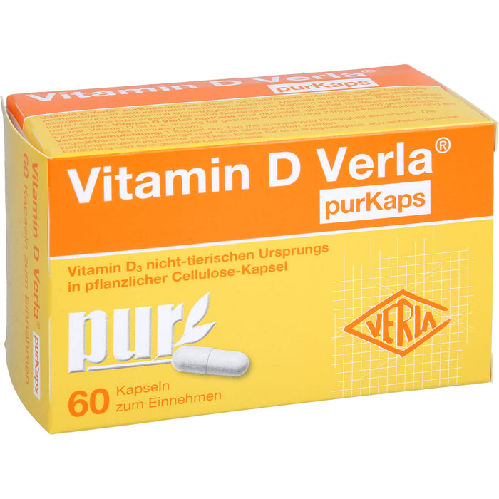 Vitamin D Verla purKaps Kapseln zum Einnehmen, 60 pc Capsules