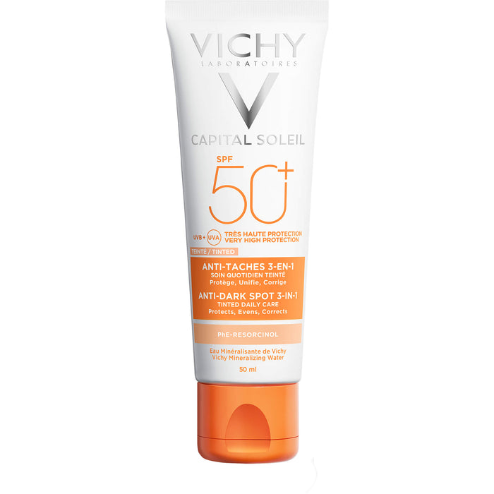 VICHY Capital Soleil 3-in-1 getönte Sonnenpflege LSF 50+, 50 ml Creme