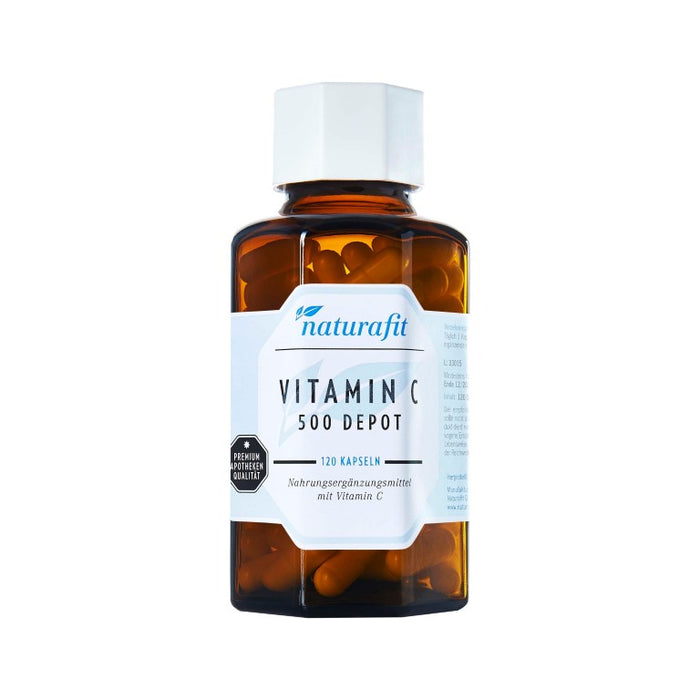 naturafit Vitamin C 500 Depot Kapseln, 120 St. Kapseln