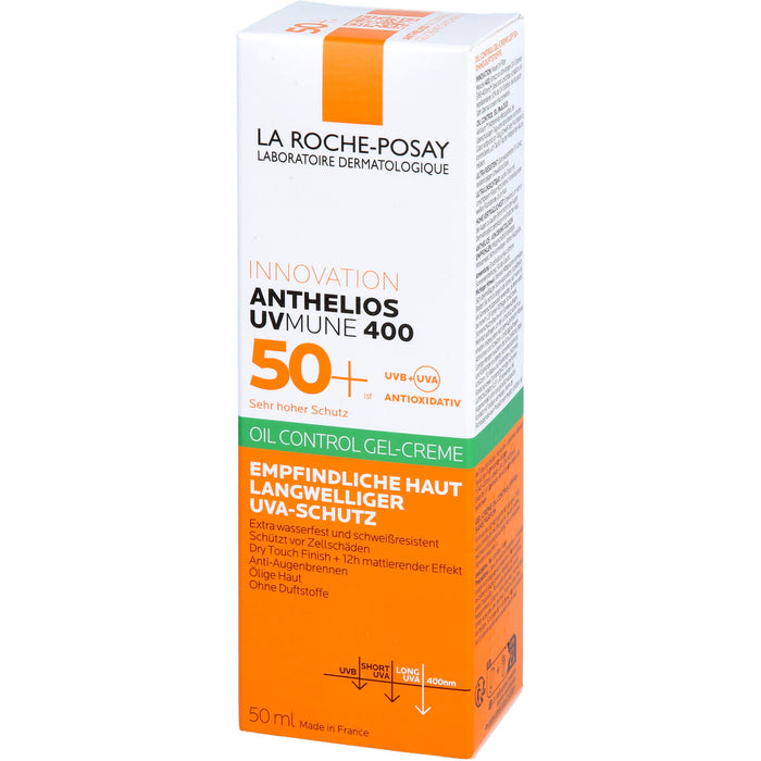 LA ROCHE-POSAY Anthelios XL LSF 50+ mattierende Gel-Creme, 50 ml Cream