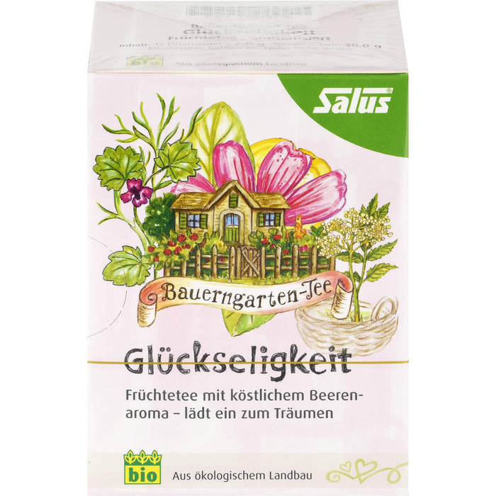 Bauerngarten-Tee Glückseligkeit Früchtetee Salus, 15 St FBE