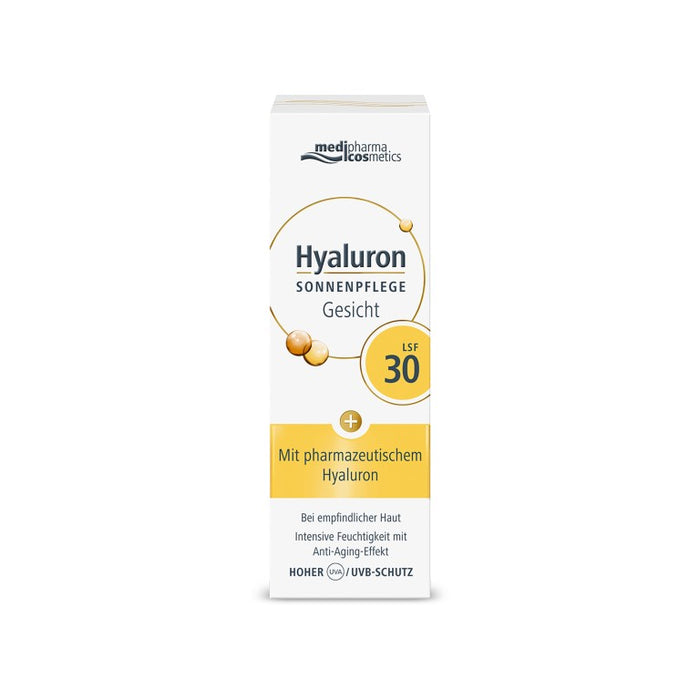 medipharma cosmetics Hyaluron Sonnenpflege Gesicht LSF 30, 50 ml Crème