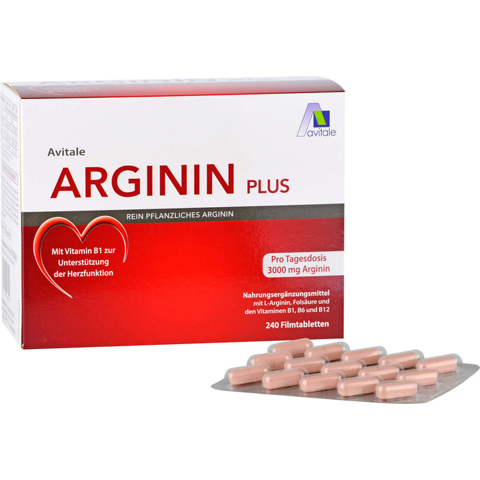 Avitale Arginin Plus Filmtabletten, 240 pcs. Tablets