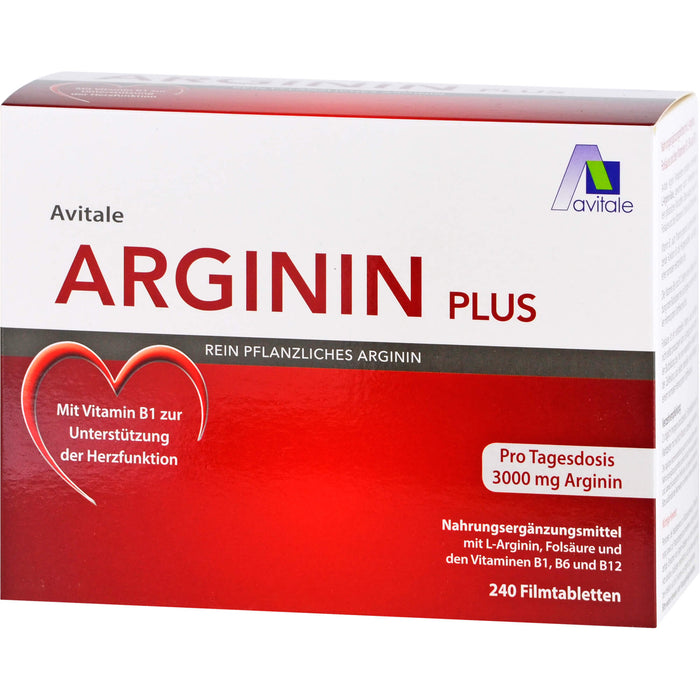 Avitale Arginin Plus Filmtabletten, 240 pcs. Tablets