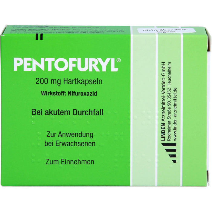 PENTOFURYL 200 mg Kapseln bei akutem Durchfall, 12 pc Capsules