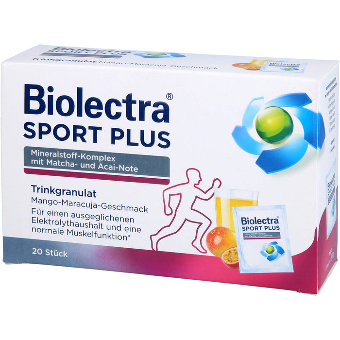 Biolectra Sport plus Trinkgranulat, 20 St. Beutel