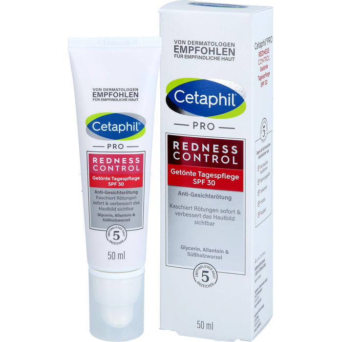 Cetaphil Pro RednessControl getönte Tagespflege SPF 30, 50 ml Crème