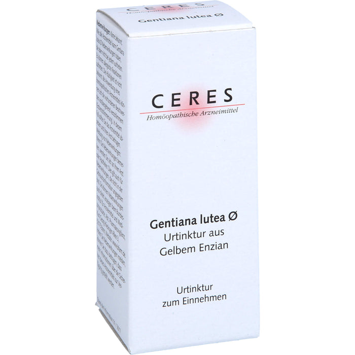 Ceres Gentiana lutea Urtinktur, 20 ml Lösung