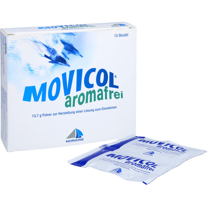 MOVICOL aromafrei Beutel gegen Verstopfung, 10 pcs. Sachets