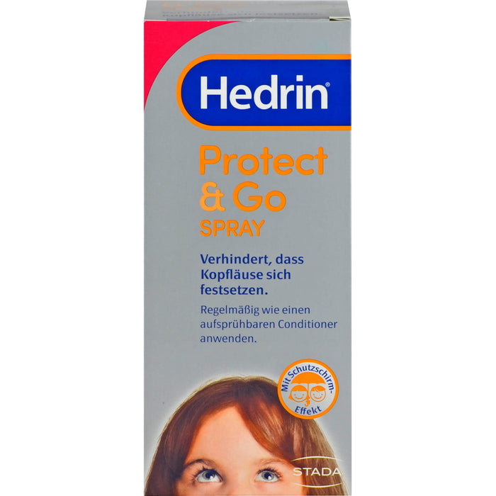 Hedrin Protect & Go Spray verhindert, dass Kopfläuse sich festsetzen, 120 ml Lösung