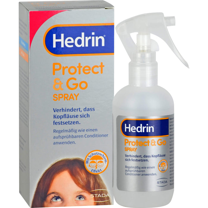 Hedrin Protect & Go Spray verhindert, dass Kopfläuse sich festsetzen, 120 ml Lösung