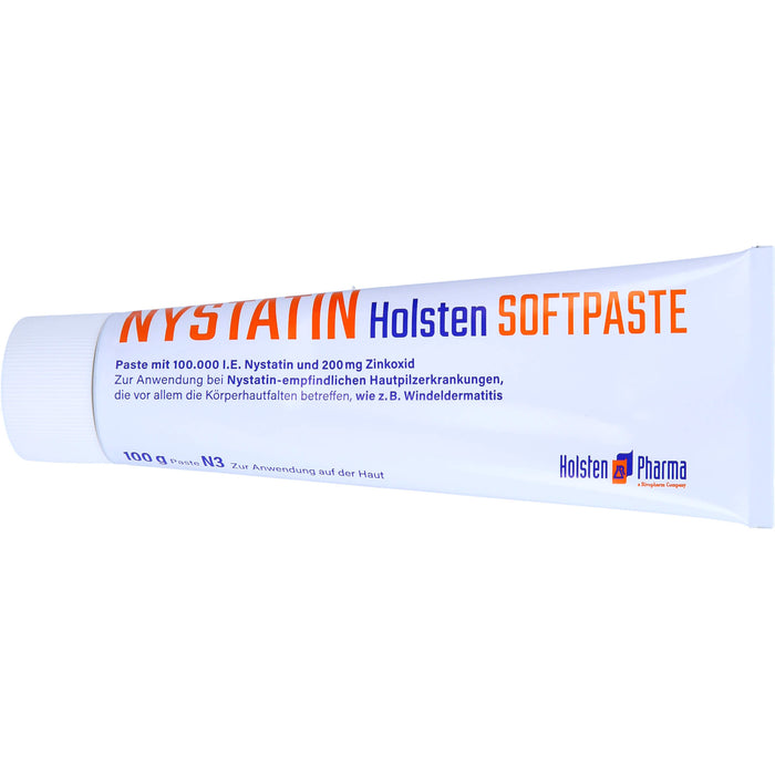 Nystatin Holsten Softpaste bei Hautpilzerkrankungen, 100 g Cream