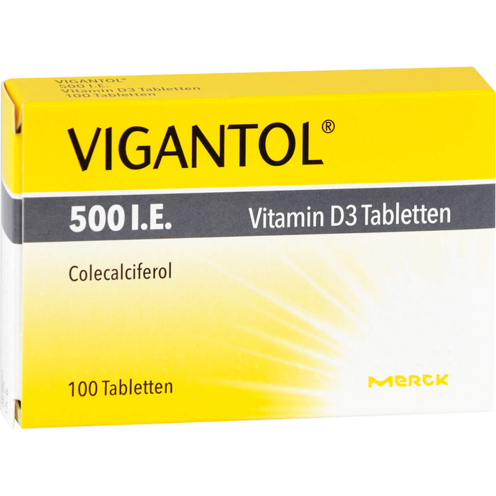 VIGANTOL 500 I.E. Vitamin D3 Tabletten, 100 pcs. Tablets