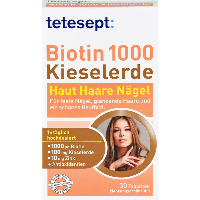 tetesept Biotin1000 Kieselerde, 30 St FTA