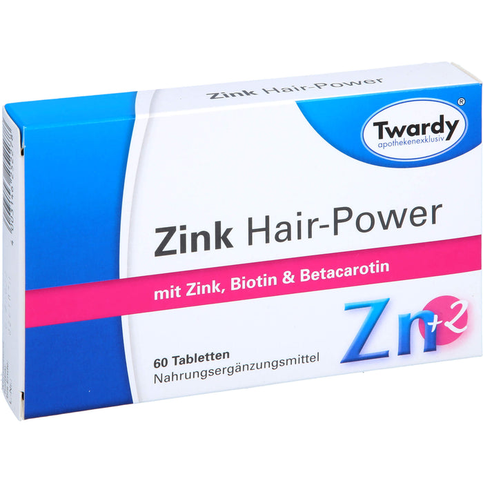 Twardy Zink Hair-Power Tabletten, 60 pcs. Tablets