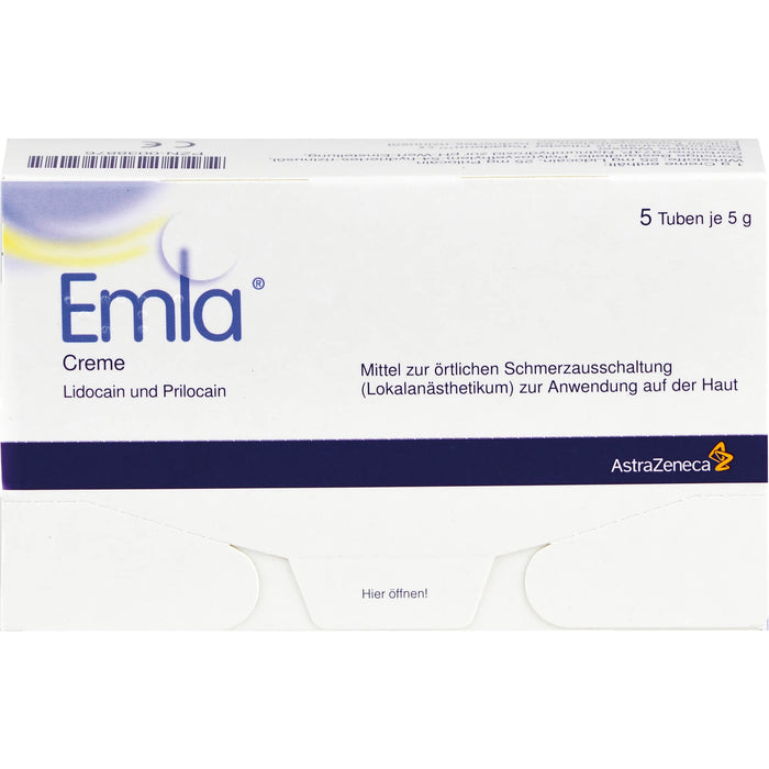 Emla Creme Lokalanästhetikum + Pflaster Tegaderm Reimport EurimPharm, 25 g Cream