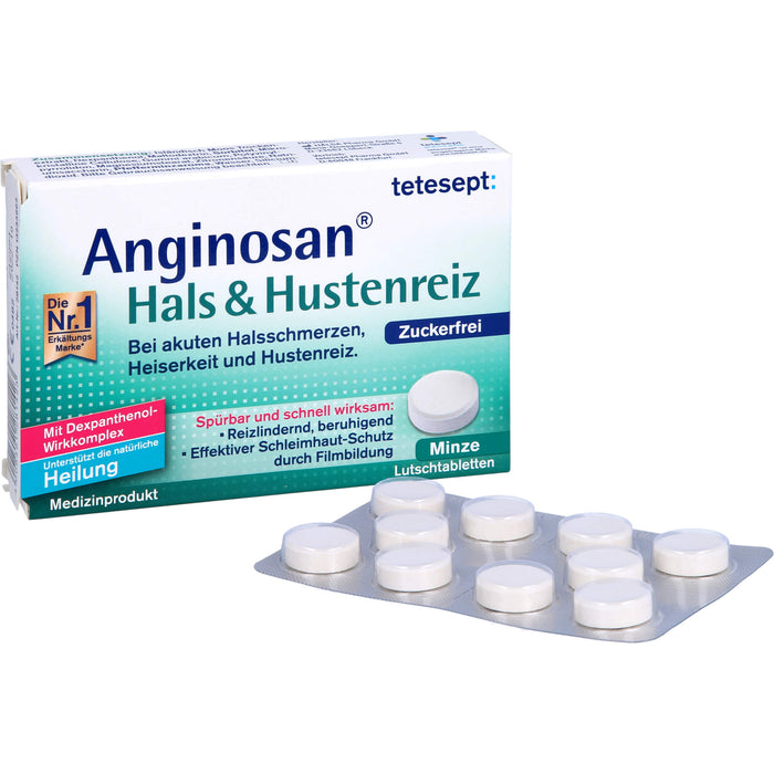 tetesept Anginosan Hals&Hustenreiz Lutschtabletten, 20 St LUT