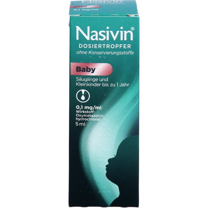 Nasivin Dosiertropfer ohne Konservierungsstoffe Baby, 5 ml Lösung