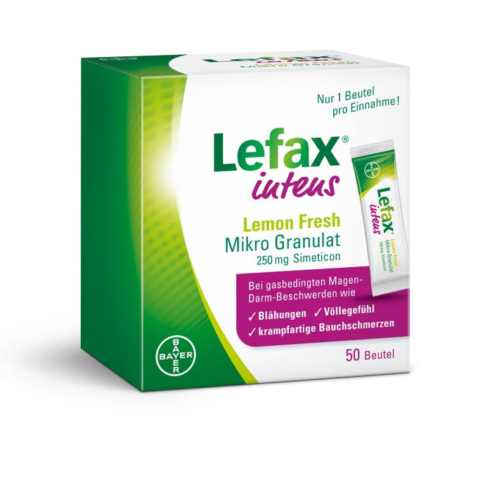 Lefax intens Lemon Fresh Mikro Granulat, 50 pc Sachets