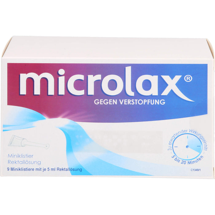 microlax Rektallösung Reimport Pharma Gerke, 9 St. Klistiere