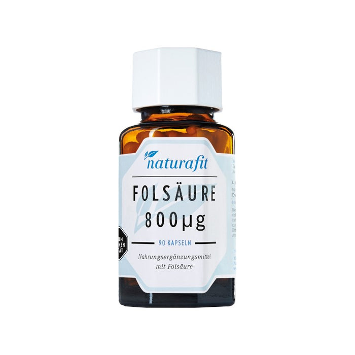 naturafit Folsäure 800 Kapseln, 90 pc Capsules