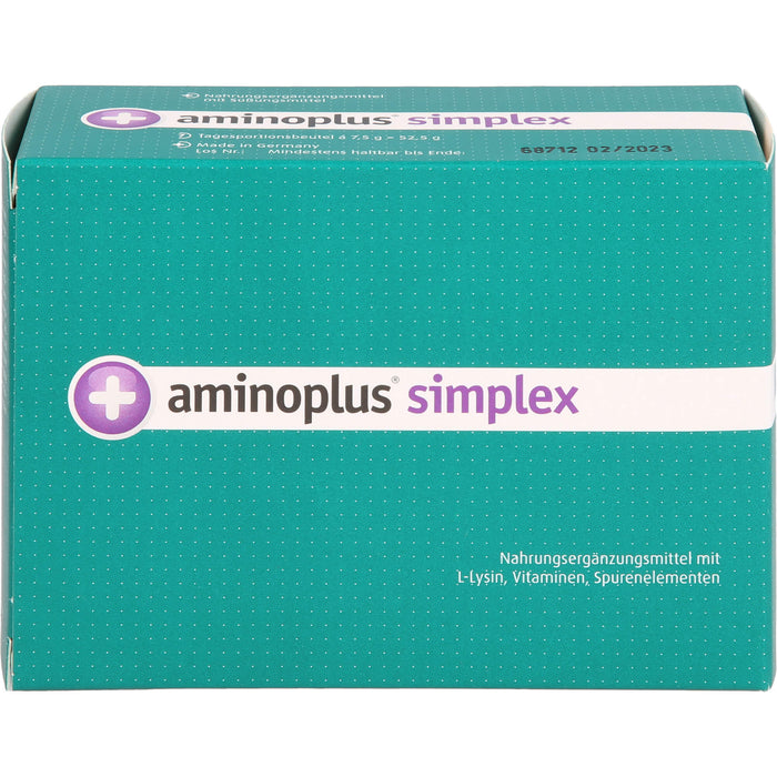 aminoplus simplex Tagesportionsbeutel, 7 pc Sachets